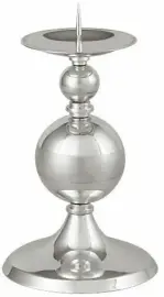 Подсвечник из серебра с эмалью Подсвечник из серебра с эмалью