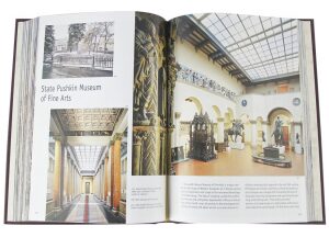 Leather-bound gift book "Moscow" (in English)