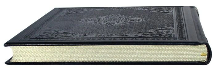 The leather-bound book "Cold Steel"