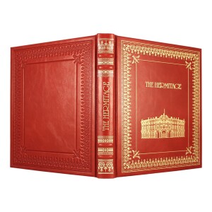 Подарочная книга в кожаном переплете "Эрмитаж" на английском