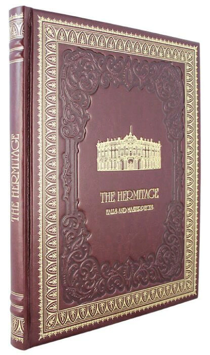 The Hermitage leather-bound book