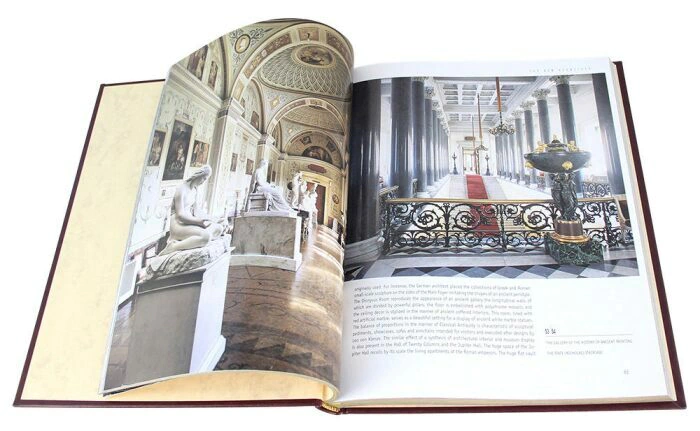 The Hermitage leather-bound book