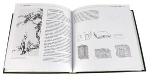 Leather-bound book "The Canon of Tea in illustrations"