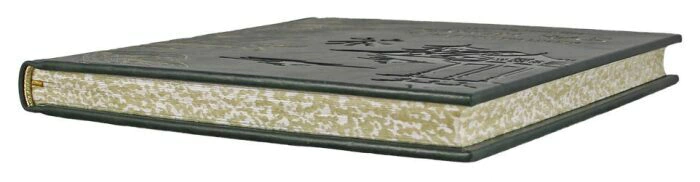 Leather-bound book "The Canon of Tea in illustrations"