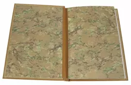 Книга в кожаном переплете "Басни, стихи, эпиграммы. Полное собрание сочинений И.А.Крылов"