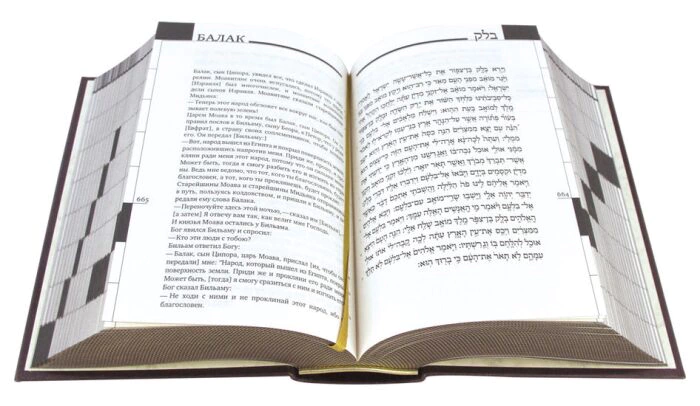 The leather-bound book "Torah from Haftarot" (bilingual edition)