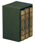 Leather-bound books "Poems. Sergey Yesenin" (3 volumes)