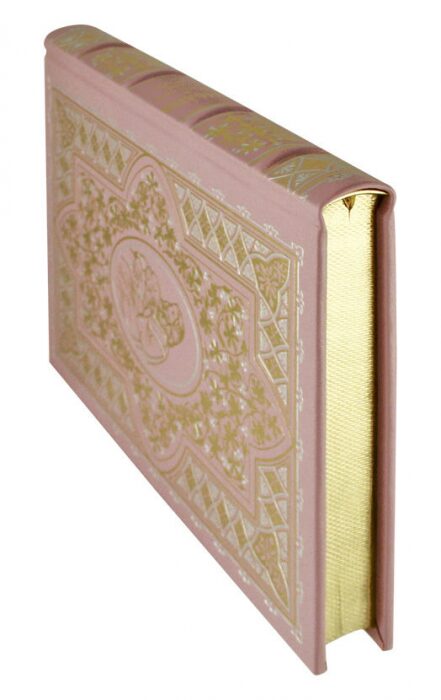 Leather-bound book "The Bible in stories for children" gold embossed