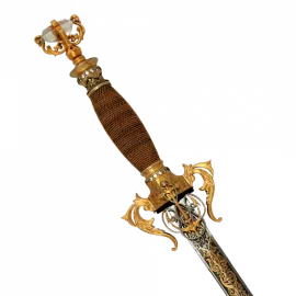 Кортик адмиральский "Якорь" Златоуст