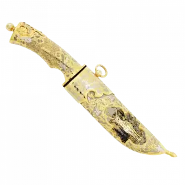 Нож украшенный "Олень" Златоуст