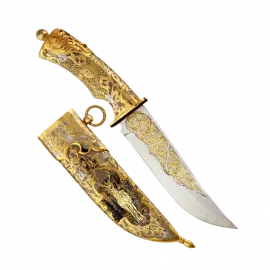 Нож украшенный "Олень" Златоуст