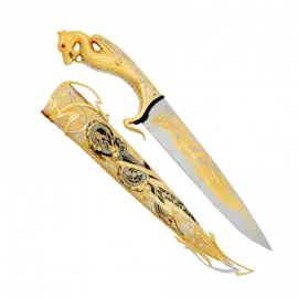 Нож украшенный "Дракон" Златоуст