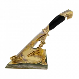 Нож украшенный "Охота" Златоуст