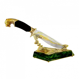 Нож украшенный "Охота" Златоуст