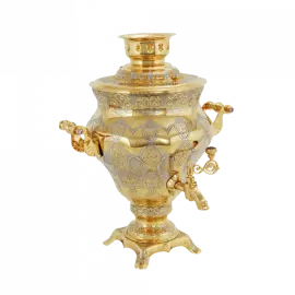 Чайный набор с самоваром "Сказка" на 6 персон, Златоуст