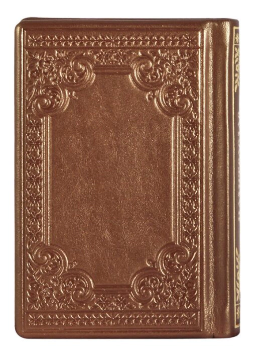Leather-bound book "Prayer Book" small, gold embossed