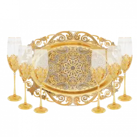 Набор для шампанского "Лара" на 6 персон