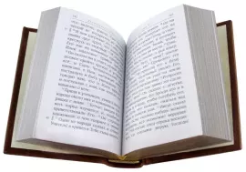 The leather-bound book "The Holy Gospel" (synodal translation)