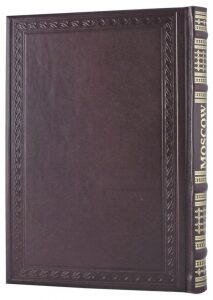 Подарочный набор с книгой и панно "Москва" финифть
