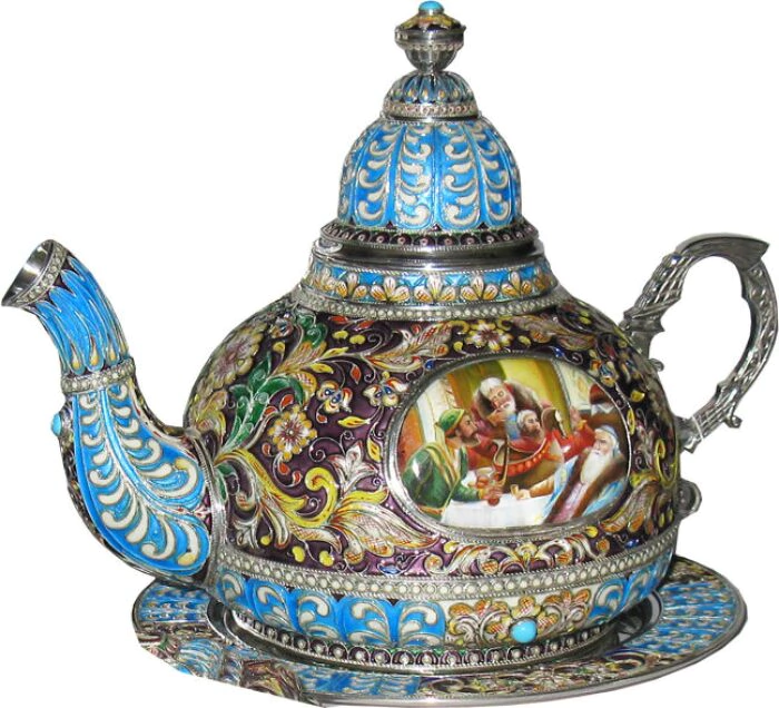 Tsaritsyno teapot (finish)