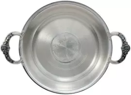 Silver plate-tray