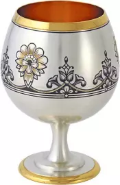 Cognac glass made of silver "Astra"
