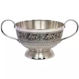 Серебряная сахарница