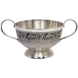 Серебряная сахарница