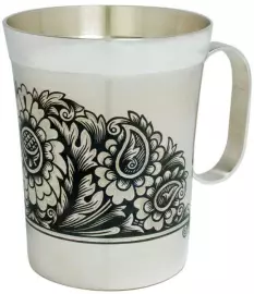 Кофейная чашка из серебра "Для тебя" 95мл