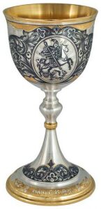 Silver cup with gilding "Moscow"