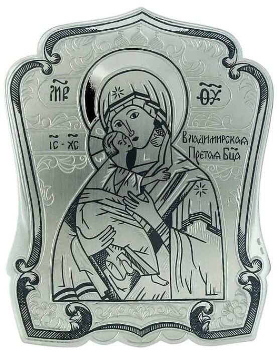 Silver icon "Vladimirskaya"