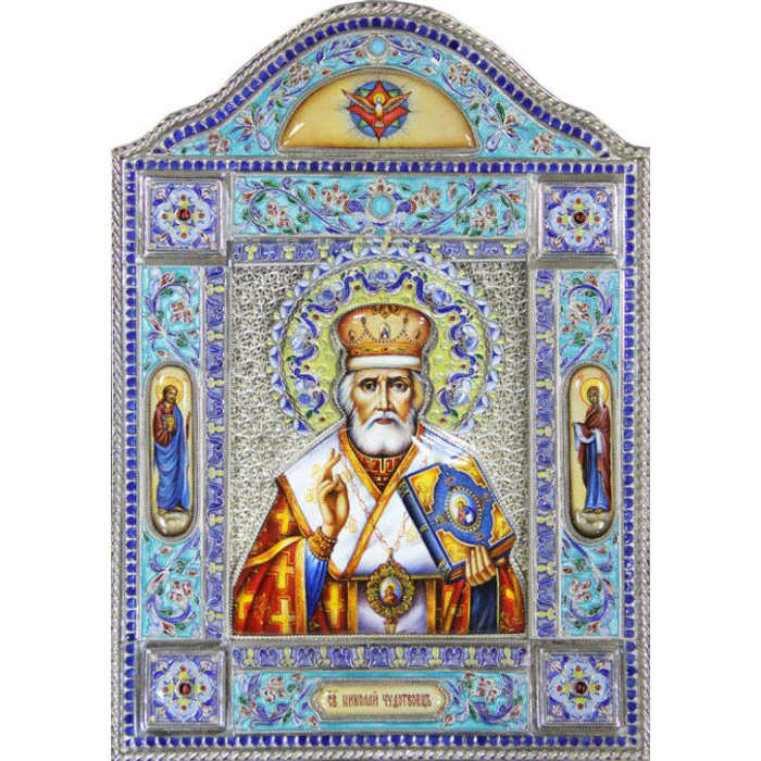Icon "St. Nicholas" (finish)