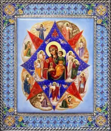 The icon "Burning Bush" (finift)