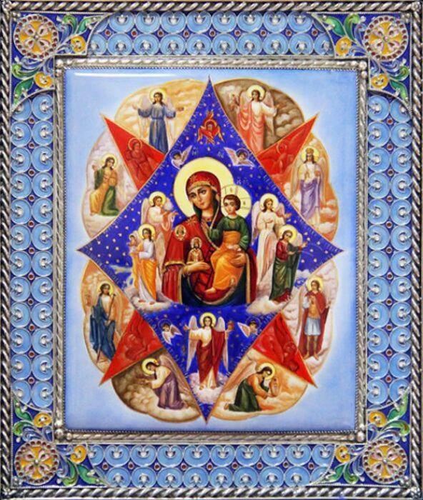 The icon "Burning Bush" (finift)
