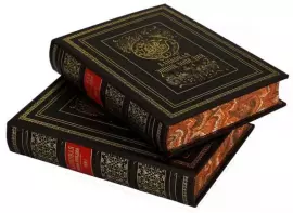 Leather-bound book "The Banking Encyclopedia" in 2 volumes (in a bag)