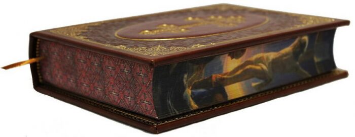 Gift book "Orthodox Prayer book" in a leather cover (in a case)