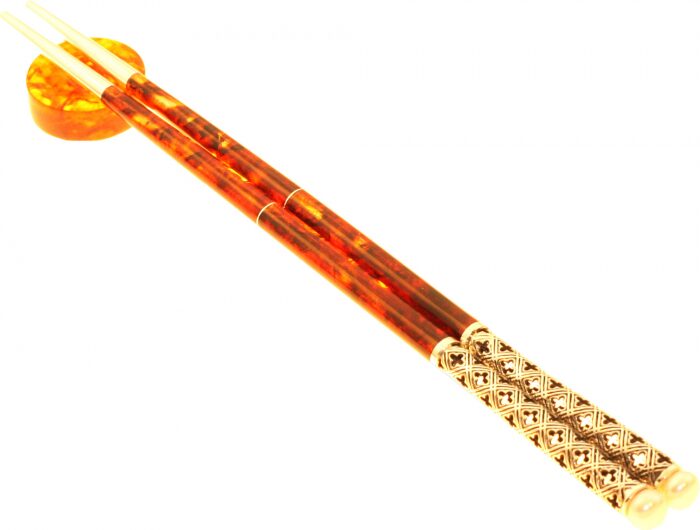 Amber chopsticks "Imperial"
