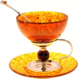 Деликатесный набор из янтаря "Шар"