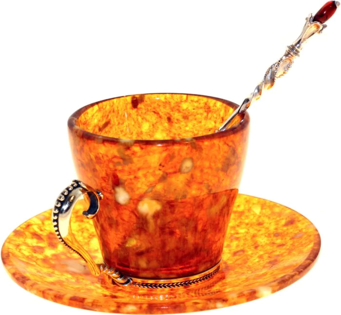 Amber coffee set "Morning"
