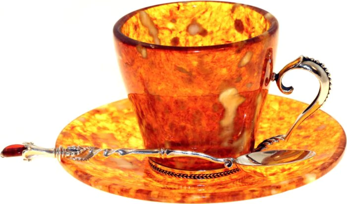 Amber coffee set "Morning"