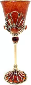 Бокал для вина из янтаря "Императорский"