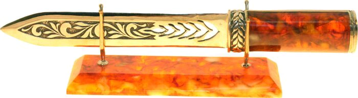 Cabinet knife for cutting amber paper