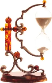 Песочные часы из янтаря Песочные часы из янтаря