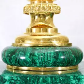 Яйцо пасхальное из янтаря "Барбарис"