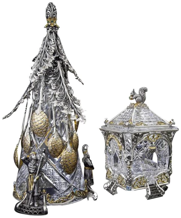 Collection of tableware "According to the tale of Tsar Saltan"