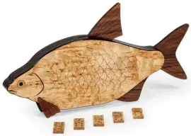 Домино "Лещ" карельская береза