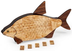 Domino "Bream" (Karelian birch)