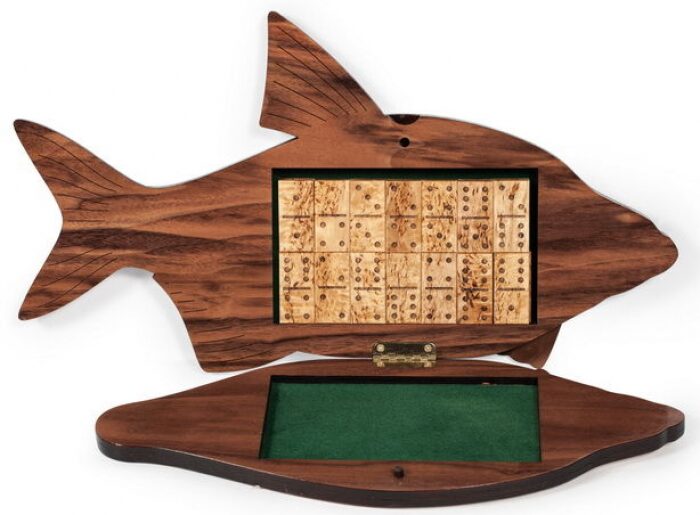 Domino "Bream" (Karelian birch)
