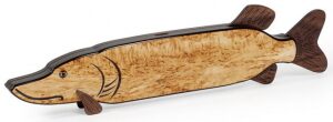 Domino "Pike" (Karelian birch)