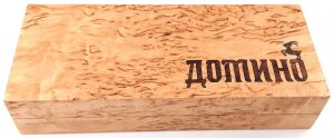 Domino gift "Classic" (Karelian birch)